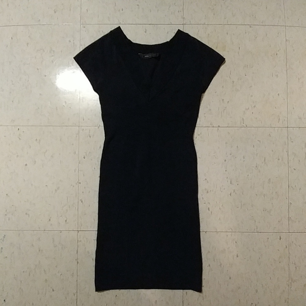 BCBGMaxAzria black bodycon dress